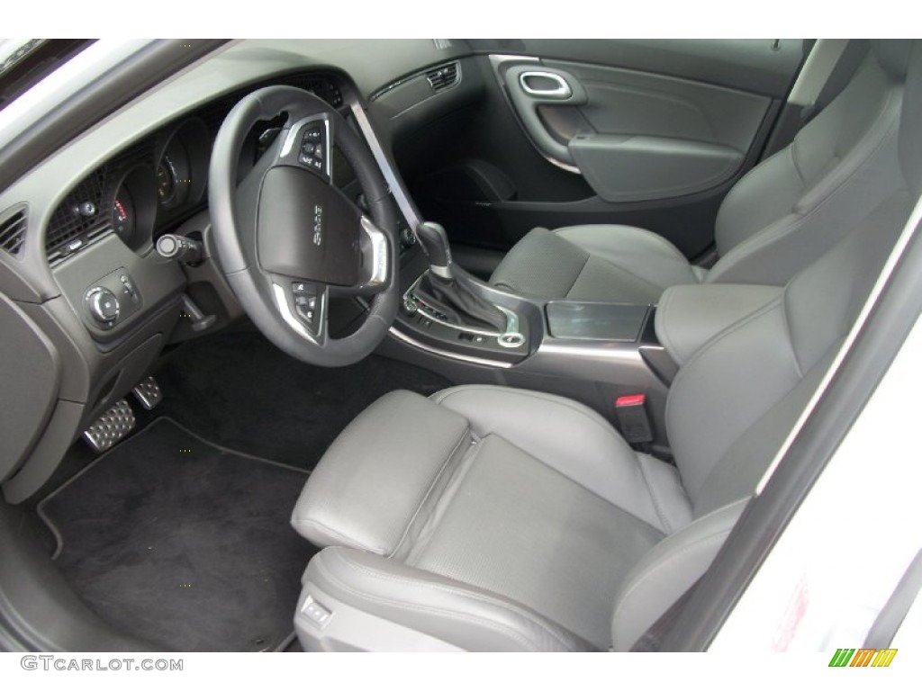 Shark Grey Interior 2011 Saab 9-5 Aero XWD Sedan Photo #66741395