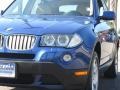2008 Montego Blue Metallic BMW X3 3.0si  photo #15