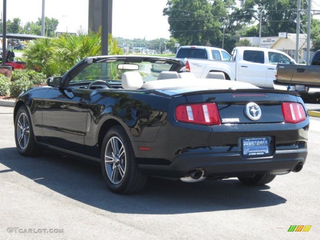 2011 Mustang V6 Convertible - Ebony Black / Stone photo #21