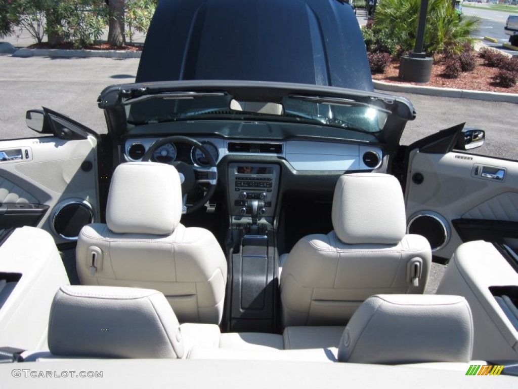 2011 Mustang V6 Convertible - Ebony Black / Stone photo #44