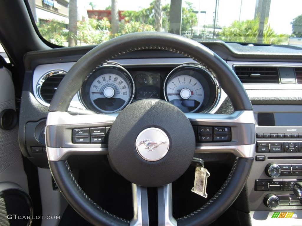 2011 Mustang V6 Convertible - Ebony Black / Stone photo #50