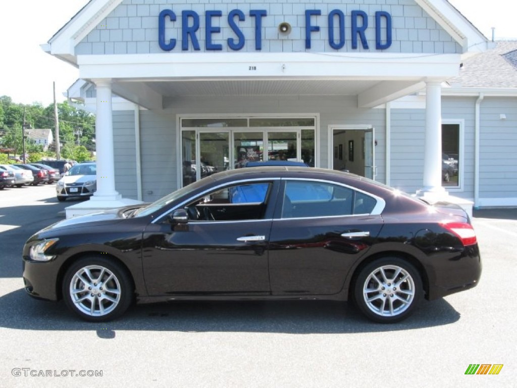 2010 Maxima 3.5 SV Premium - Crimson Black / Charcoal photo #1