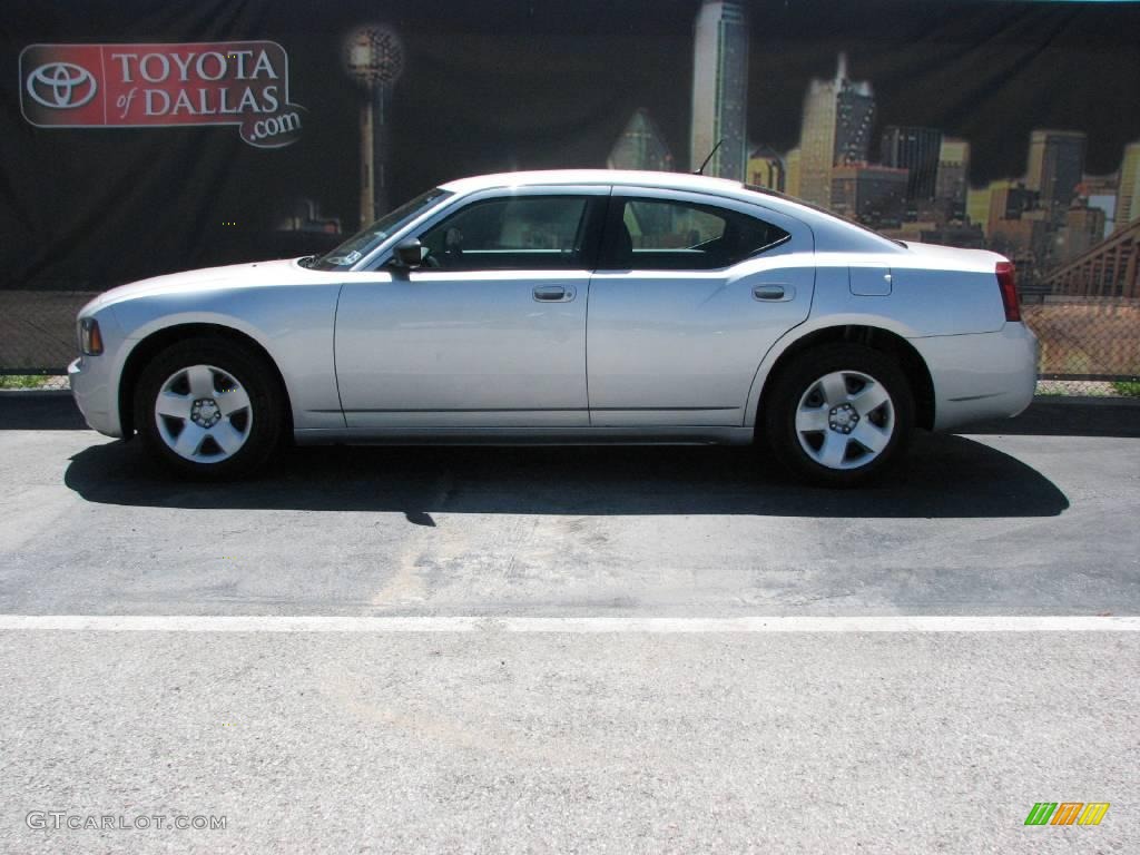 2008 Charger SE - Bright Silver Metallic / Dark Slate Gray photo #1