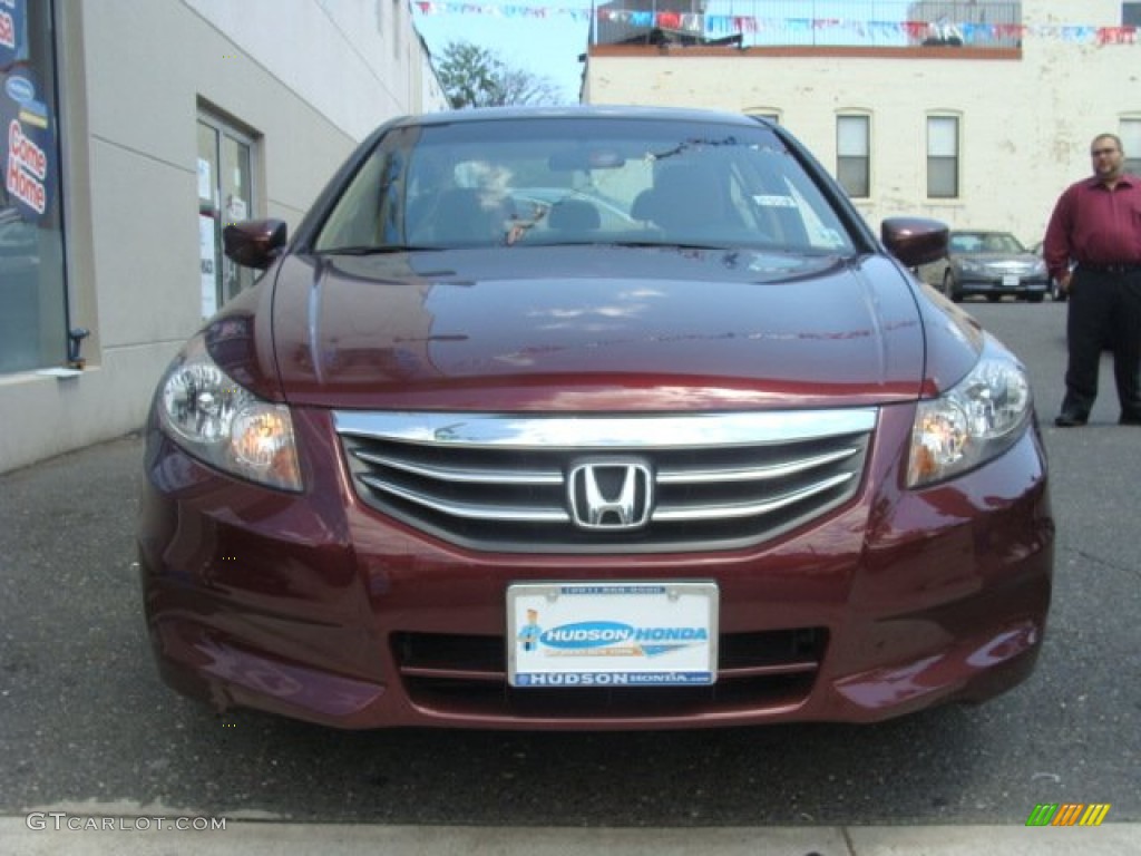 2011 Accord EX Sedan - Basque Red Pearl / Ivory photo #2