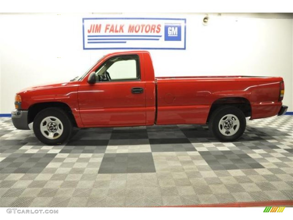 2003 Sierra 1500 Regular Cab - Fire Red / Neutral photo #2