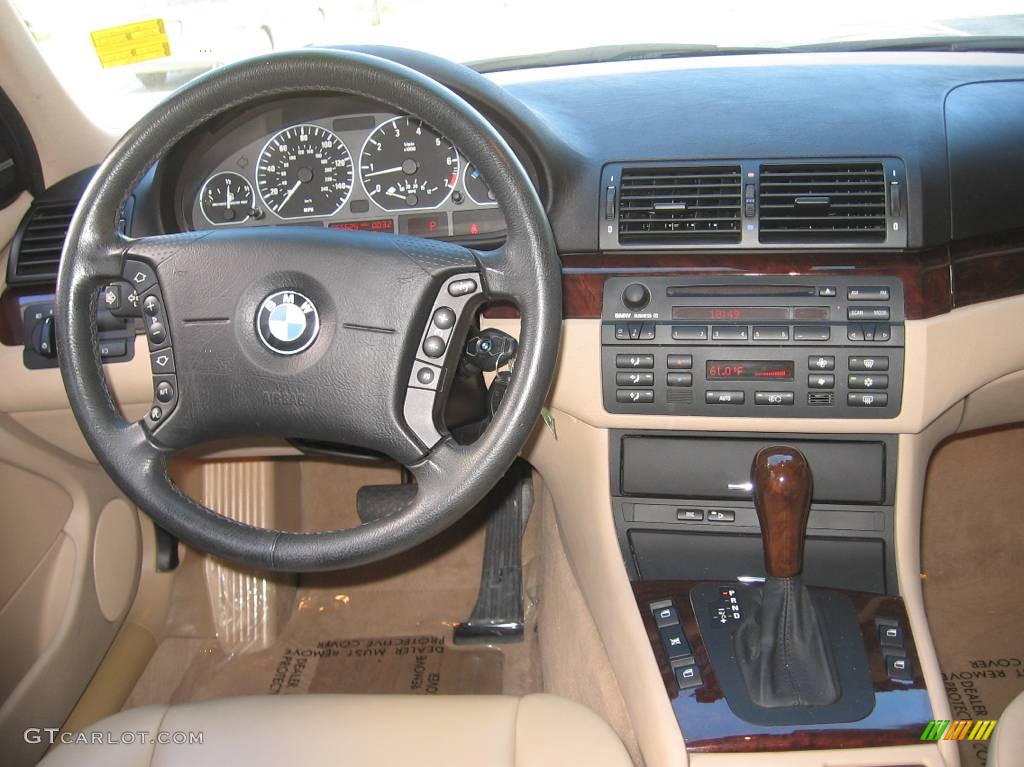 2005 3 Series 330i Sedan - Orient Blue Metallic / Sand photo #12