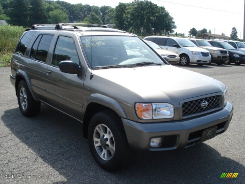 2001 Pathfinder SE 4x4 - Bronzed Gray Metallic / Beige photo #1