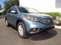 2012 Opal Sage Metallic Honda CR-V EX-L  photo #1