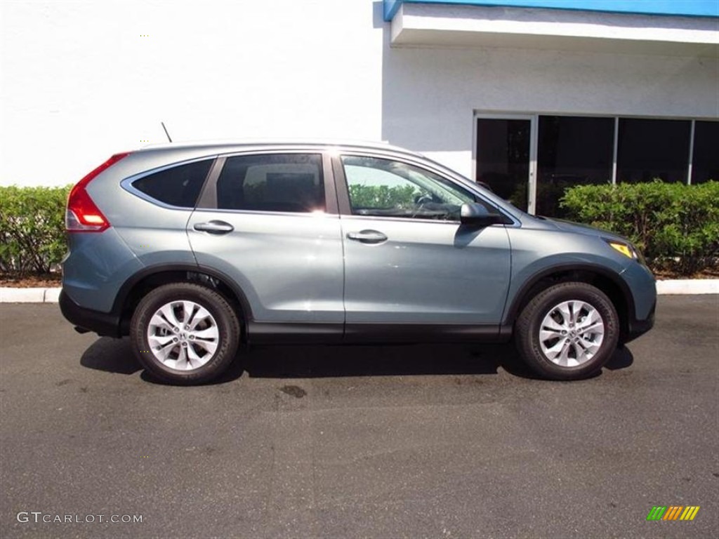 2012 CR-V EX-L - Opal Sage Metallic / Black photo #2