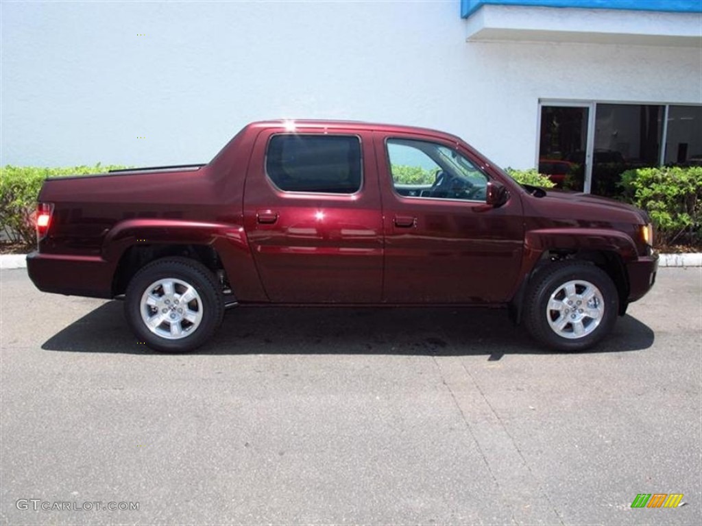 Dark Cherry Pearl II 2012 Honda Ridgeline RTS Exterior Photo #66748714