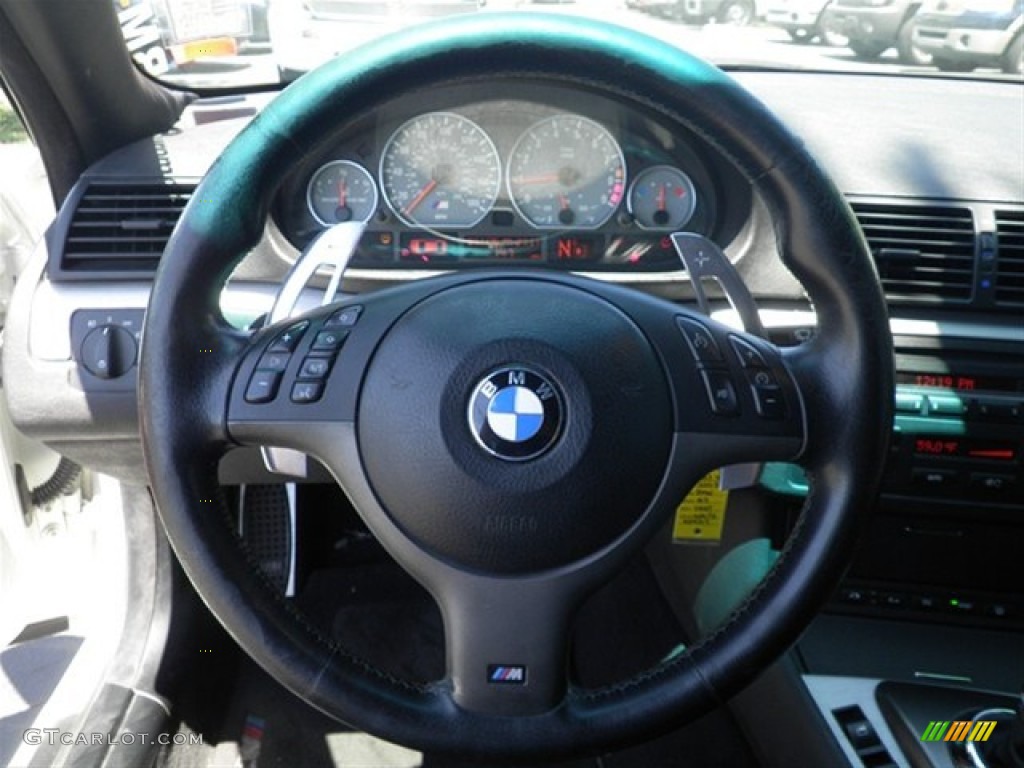 2005 BMW M3 Convertible Cinnamon Steering Wheel Photo #66749032