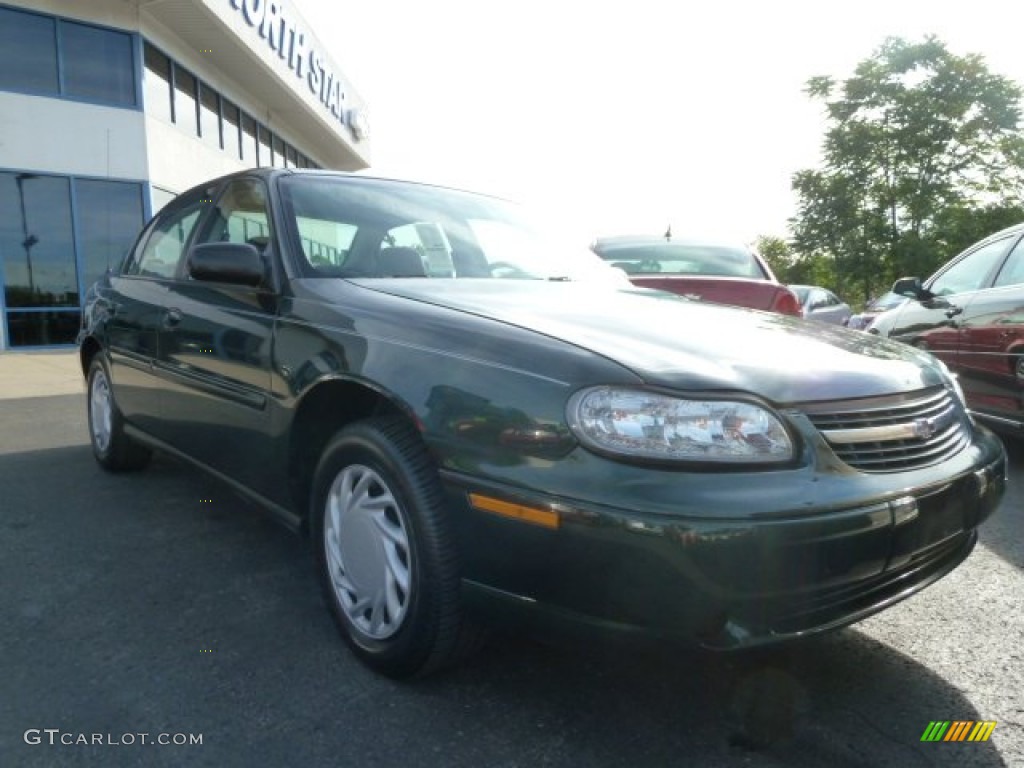 2003 Malibu Sedan - Medium Forest Green Metallic / Neutral Beige photo #1