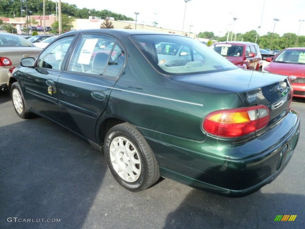 2003 Malibu Sedan - Medium Forest Green Metallic / Neutral Beige photo #4