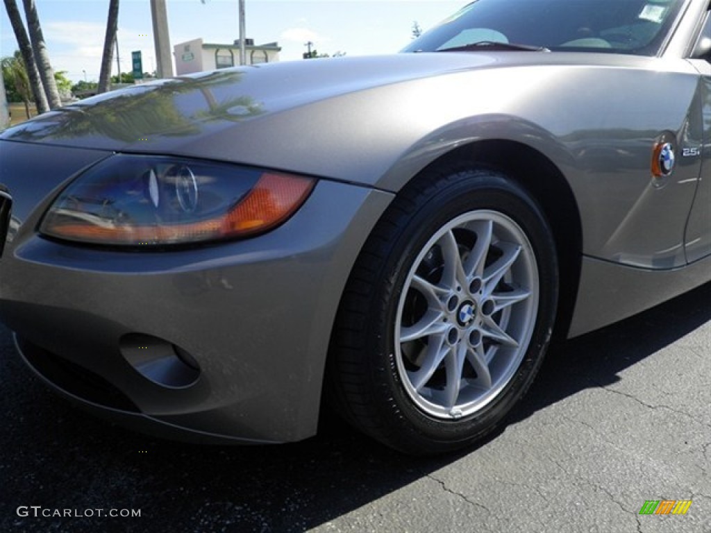 2003 Z4 2.5i Roadster - Sterling Grey Metallic / Black photo #7