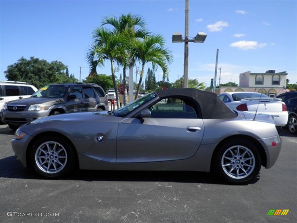 2003 Z4 2.5i Roadster - Sterling Grey Metallic / Black photo #9