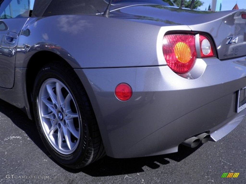 2003 Z4 2.5i Roadster - Sterling Grey Metallic / Black photo #12