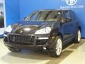 2008 Basalt Black Metallic Porsche Cayenne Turbo  photo #4