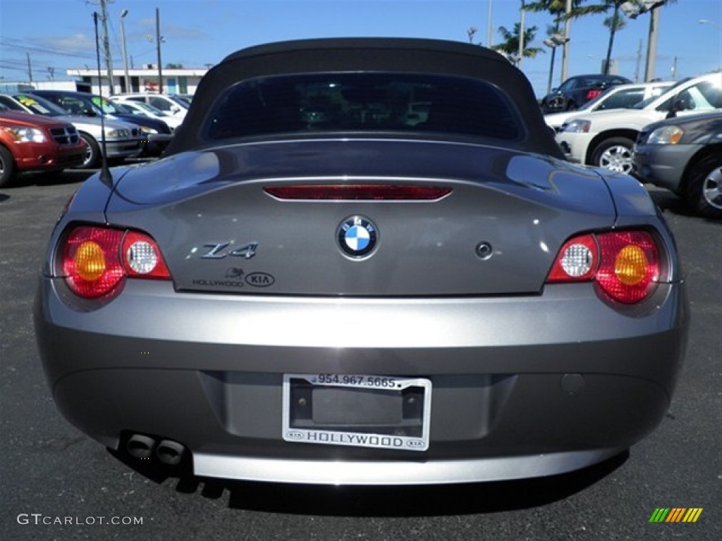 2003 Z4 2.5i Roadster - Sterling Grey Metallic / Black photo #14