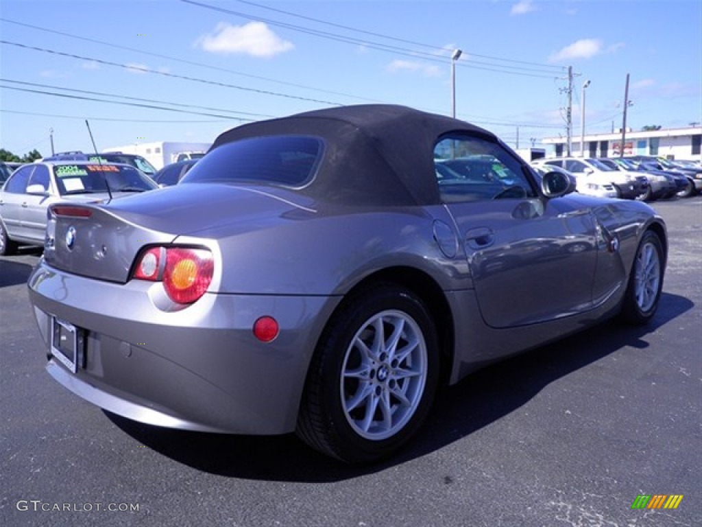 2003 Z4 2.5i Roadster - Sterling Grey Metallic / Black photo #18