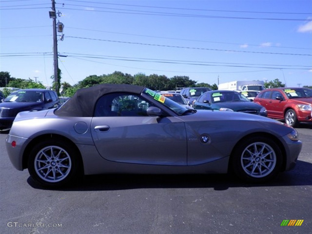 2003 Z4 2.5i Roadster - Sterling Grey Metallic / Black photo #20