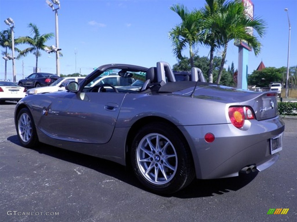 2003 Z4 2.5i Roadster - Sterling Grey Metallic / Black photo #27