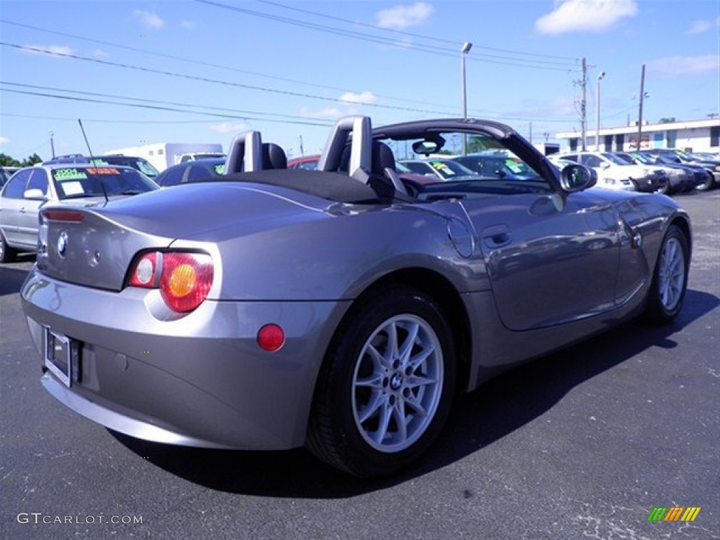 2003 Z4 2.5i Roadster - Sterling Grey Metallic / Black photo #28