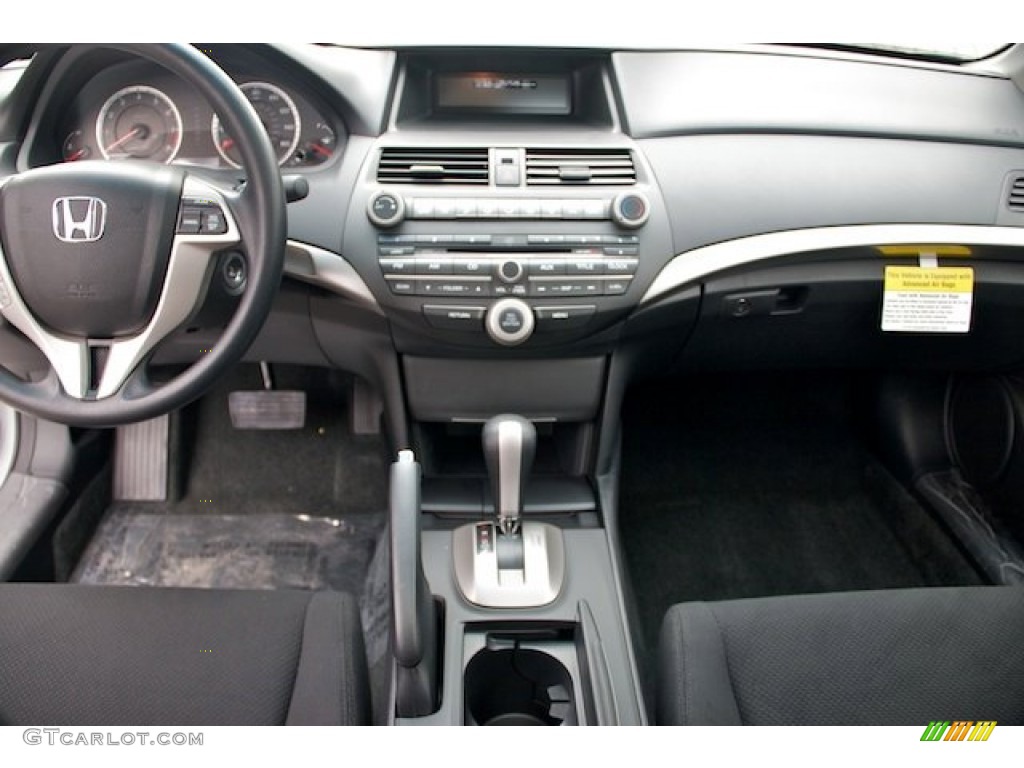 2012 Honda Accord EX Coupe Black Dashboard Photo #66751894