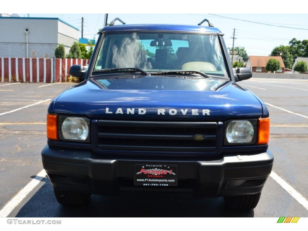 2002 Discovery II Series II SD - Oslo Blue Metallic / Bahama Beige photo #2