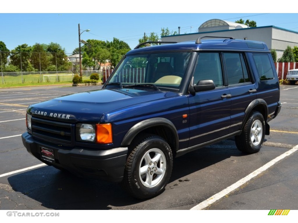 2002 Discovery II Series II SD - Oslo Blue Metallic / Bahama Beige photo #3
