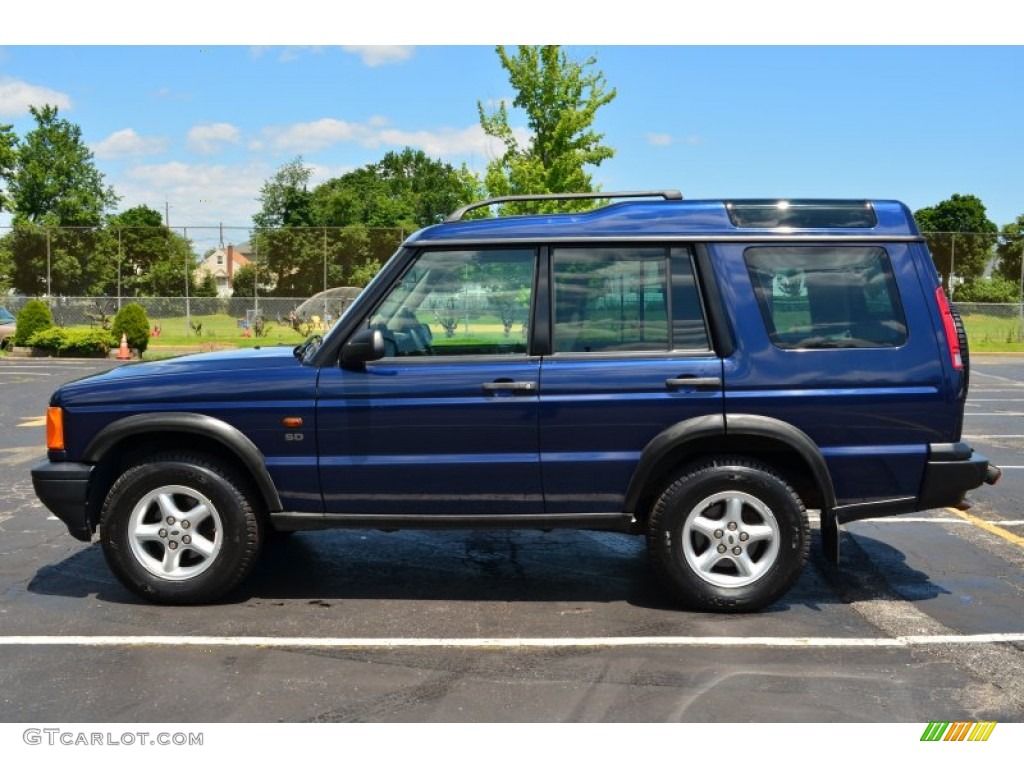 2002 Discovery II Series II SD - Oslo Blue Metallic / Bahama Beige photo #4