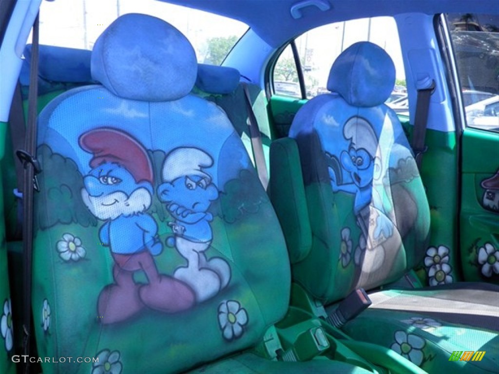 Smurf Painted Seats 2009 Kia Rio Sedan Parts