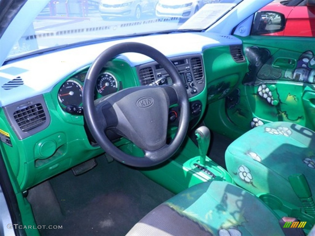 2009 Kia Rio Sedan Smurfy Dashboard Photo #66753022