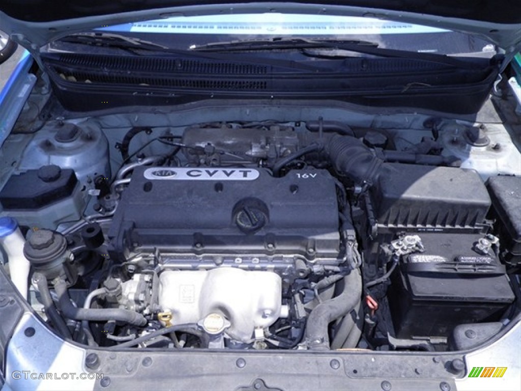2009 Kia Rio Sedan 1.6 Liter DOHC 16-Valve CVVT 4 Cylinder Engine Photo #66753139
