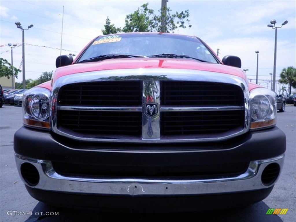 2006 Ram 1500 ST Regular Cab - Inferno Red Crystal Pearl / Medium Slate Gray photo #4