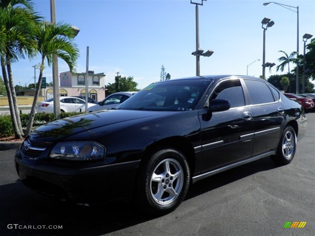 2004 Impala LS - Black / Regal Blue photo #8
