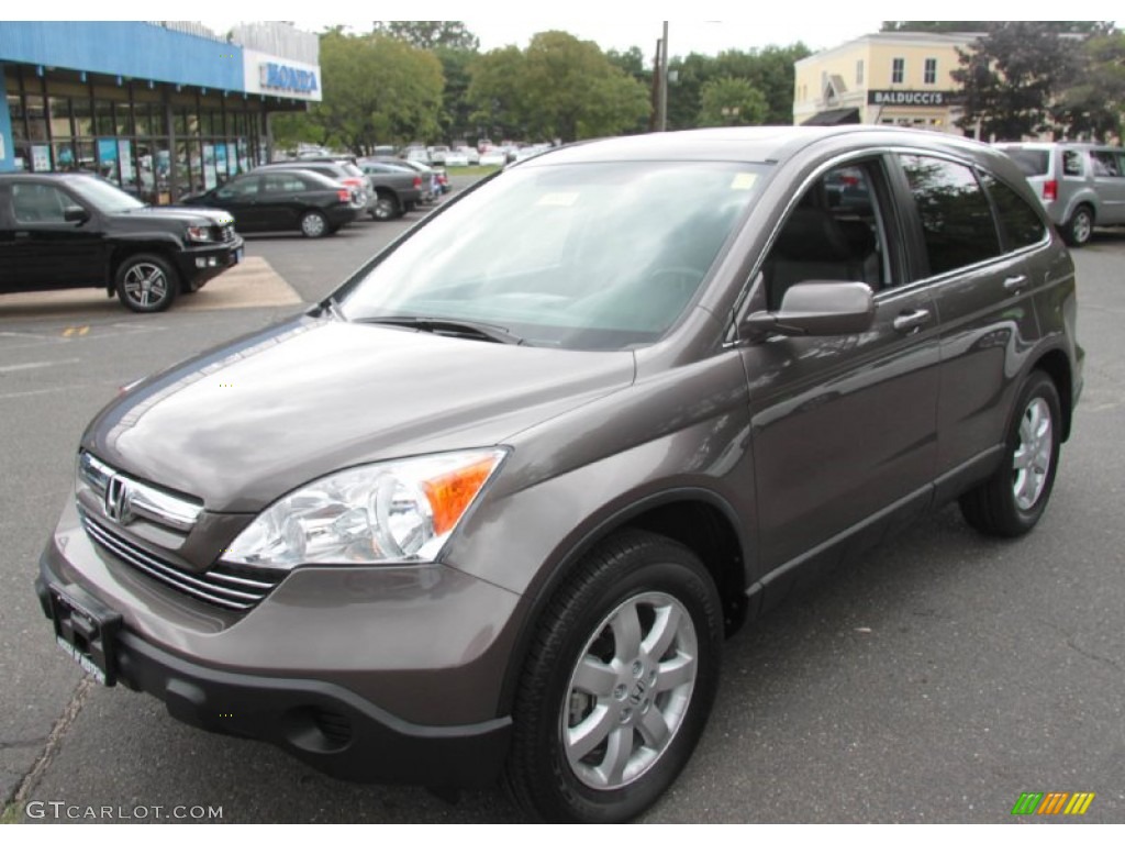 2009 CR-V EX-L - Urban Titanium Metallic / Black photo #2
