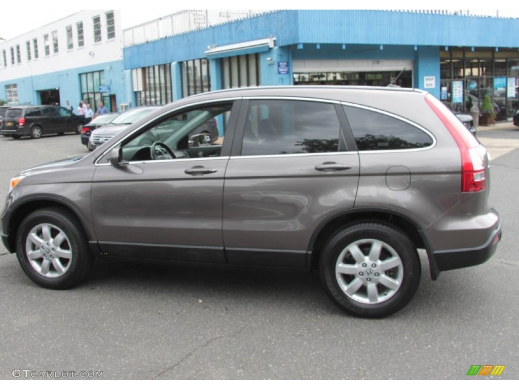 2009 CR-V EX-L - Urban Titanium Metallic / Black photo #12