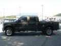 2008 Black Ford F250 Super Duty Lariat Crew Cab 4x4  photo #10