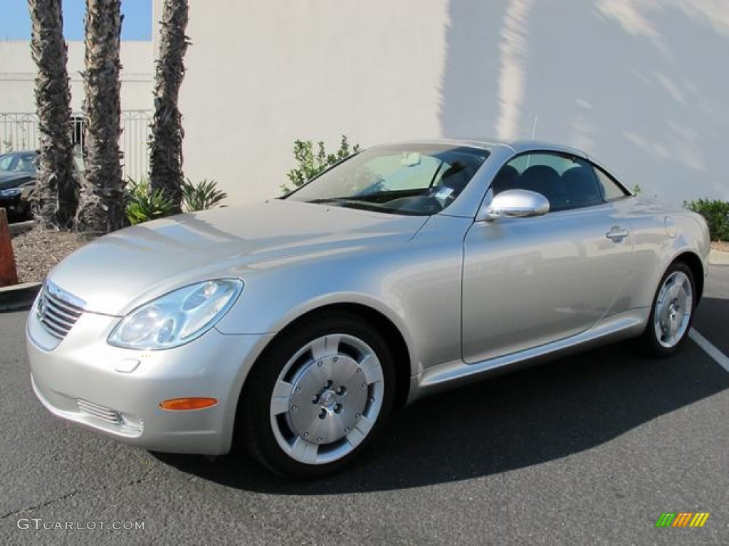 2004 SC 430 - Millennium Silver Metallic / Black photo #2