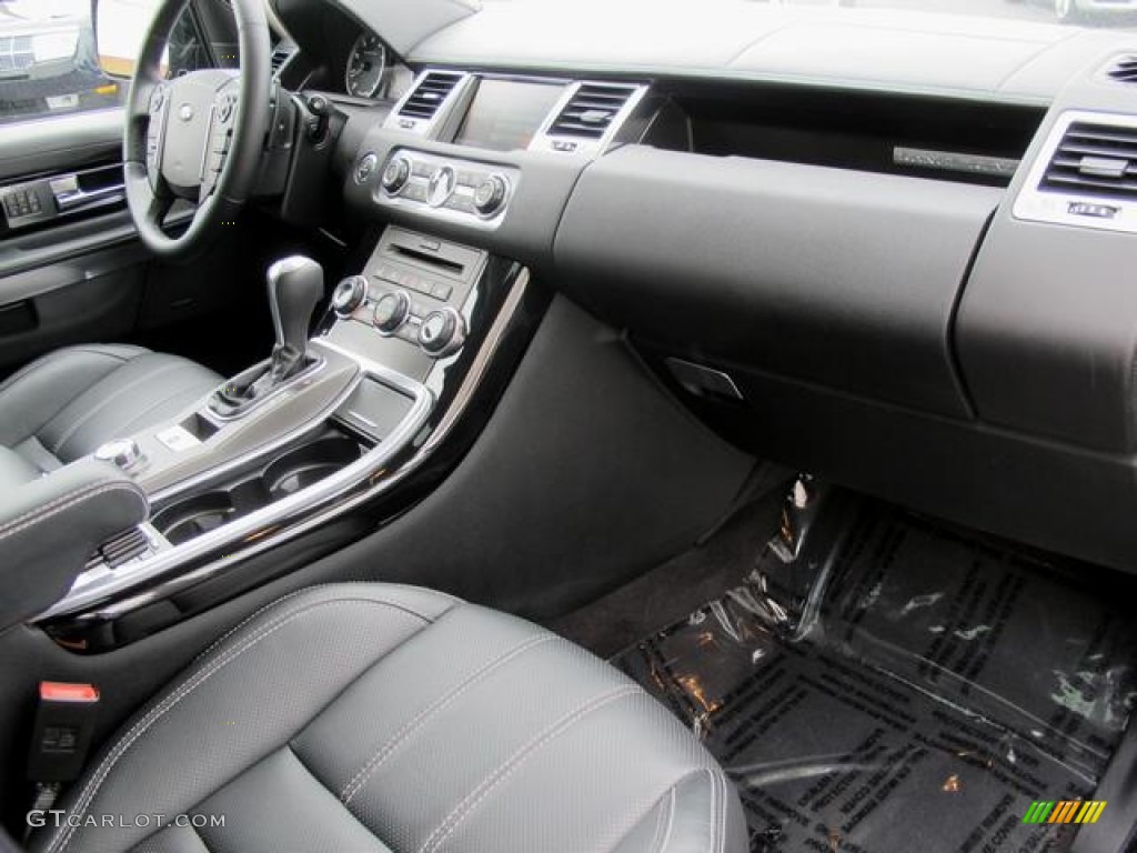 Ebony/Lunar Stitching Interior 2010 Land Rover Range Rover Sport Supercharged Photo #66758464