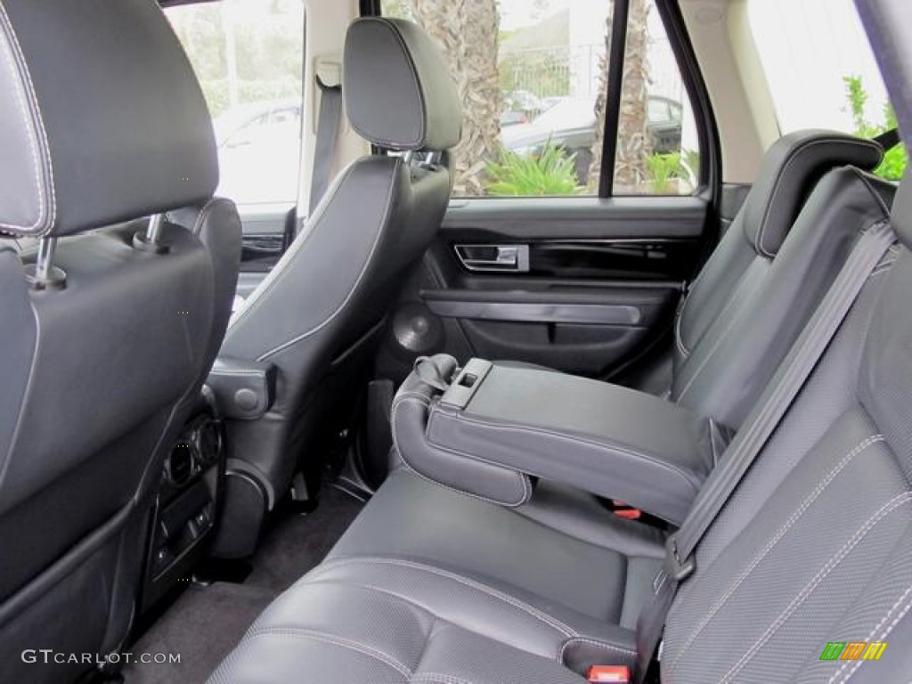 Ebony/Lunar Stitching Interior 2010 Land Rover Range Rover Sport Supercharged Photo #66758479