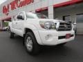 2010 Super White Toyota Tacoma V6 SR5 TRD Double Cab 4x4  photo #1