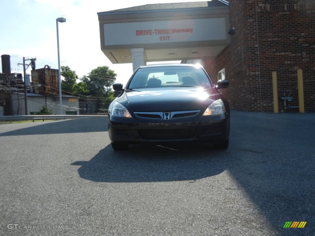 2006 Accord EX Sedan - Nighthawk Black Pearl / Black photo #12