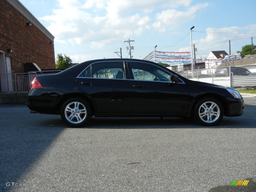 2006 Accord EX Sedan - Nighthawk Black Pearl / Black photo #15