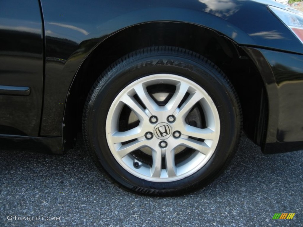 2006 Accord EX Sedan - Nighthawk Black Pearl / Black photo #27