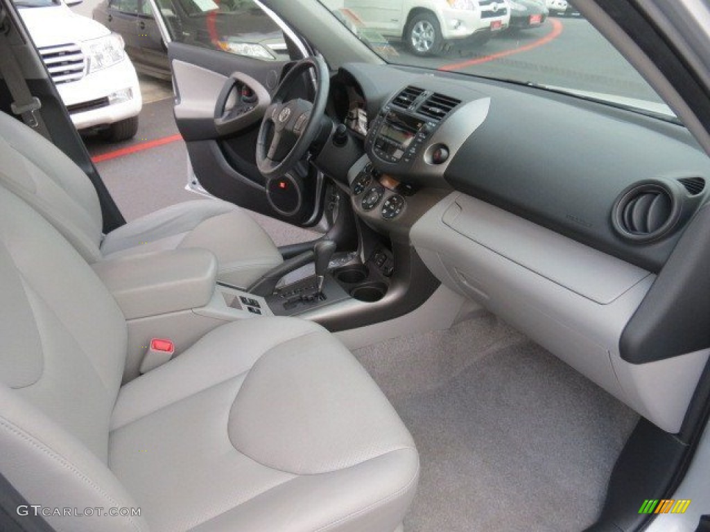 2010 RAV4 Limited V6 - Classic Silver Metallic / Ash Gray photo #15