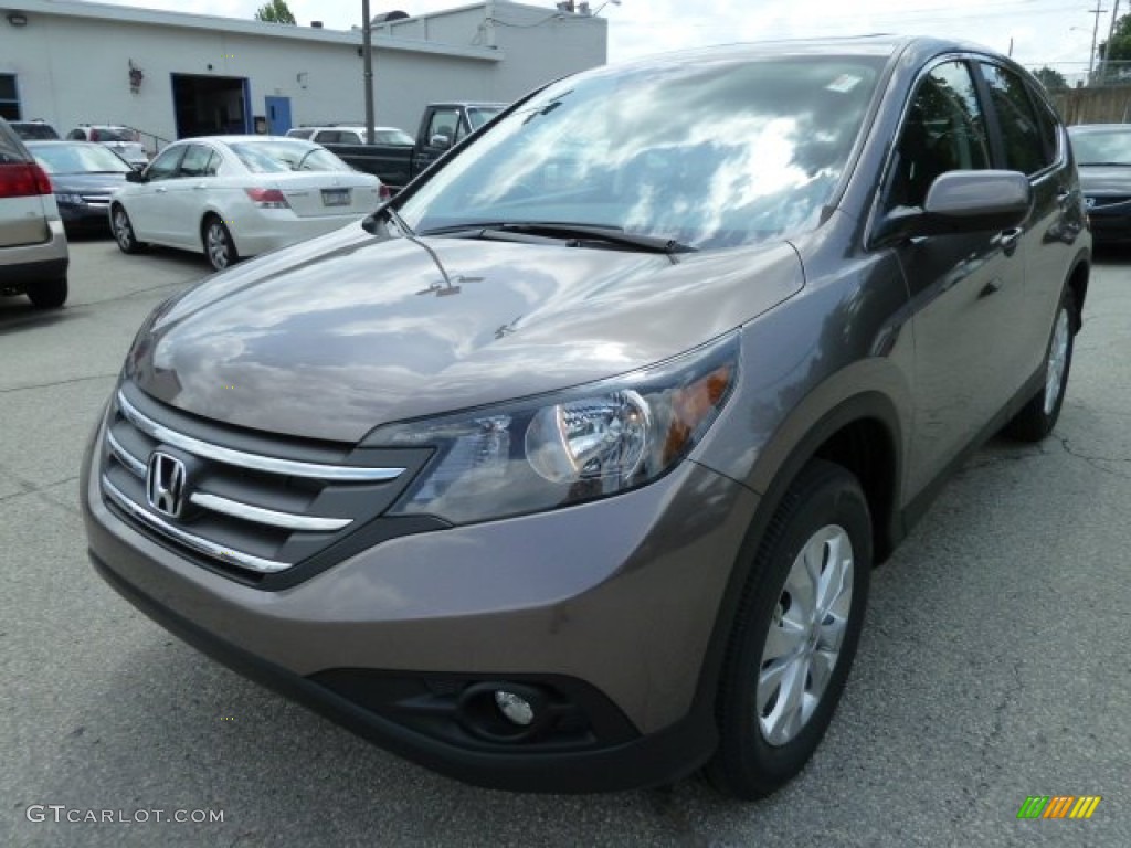 2012 CR-V EX 4WD - Urban Titanium Metallic / Black photo #8