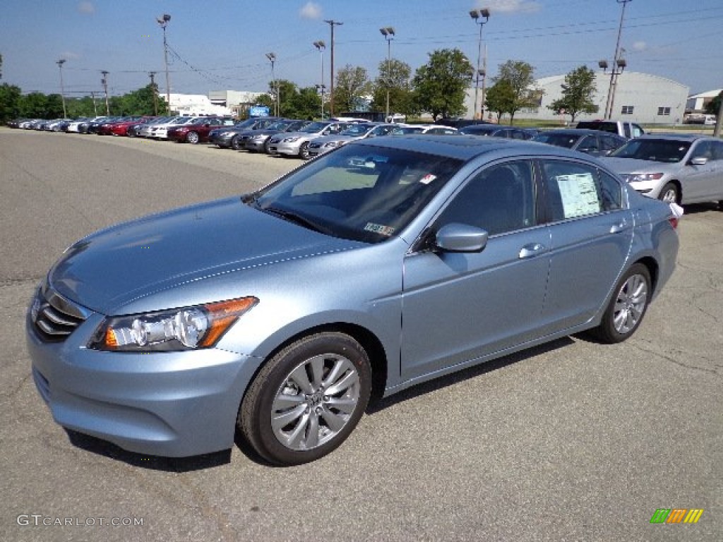 2012 Accord EX Sedan - Celestial Blue Metallic / Black photo #8