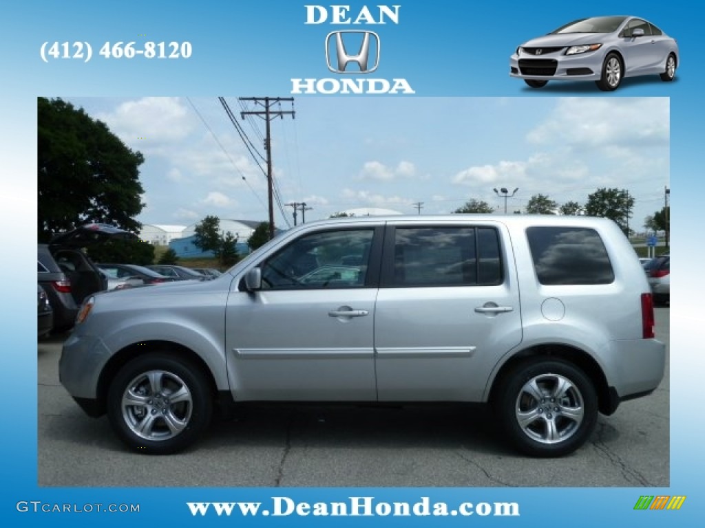 Alabaster Silver Metallic Honda Pilot