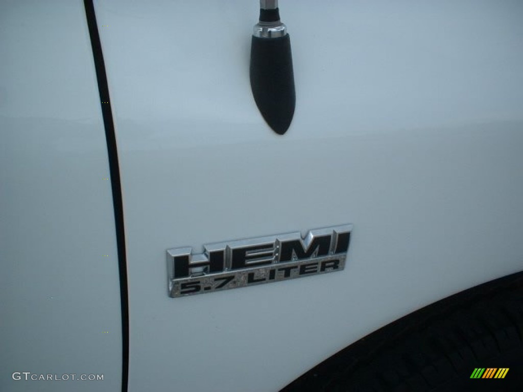 2007 Ram 1500 SLT Mega Cab - Bright White / Medium Slate Gray photo #5